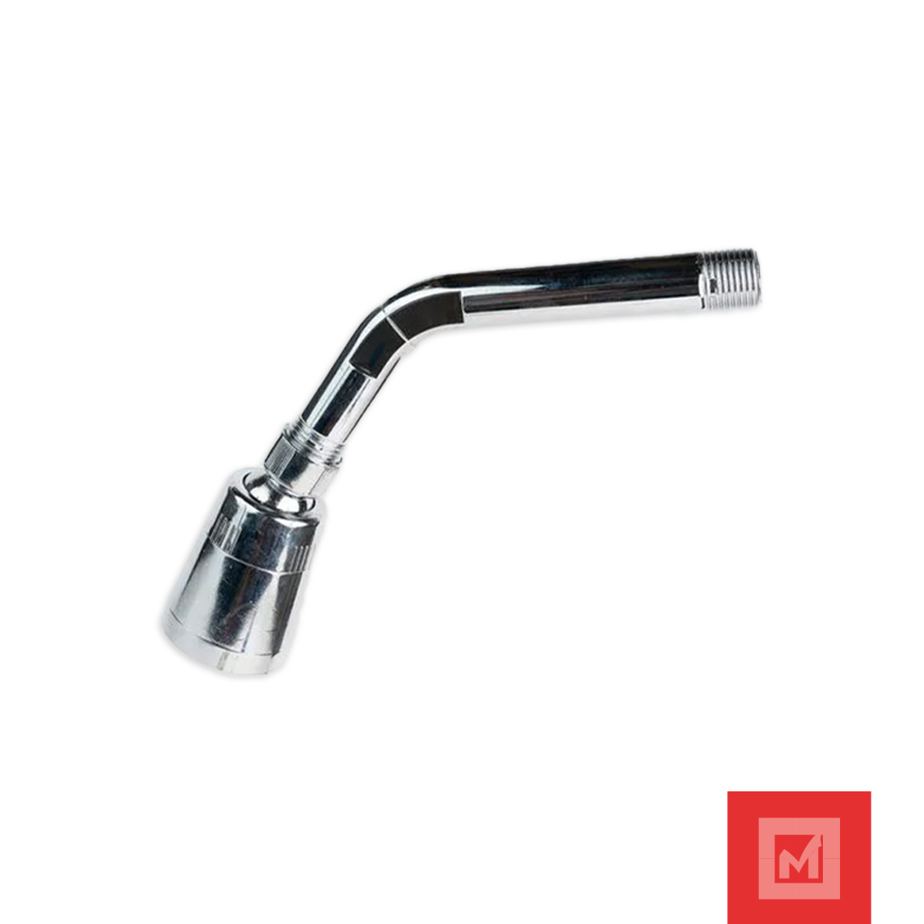Imagen de CABEZA D/DUCHA REDONDA FAUCET C/BRAZO Y CHAPETA 1